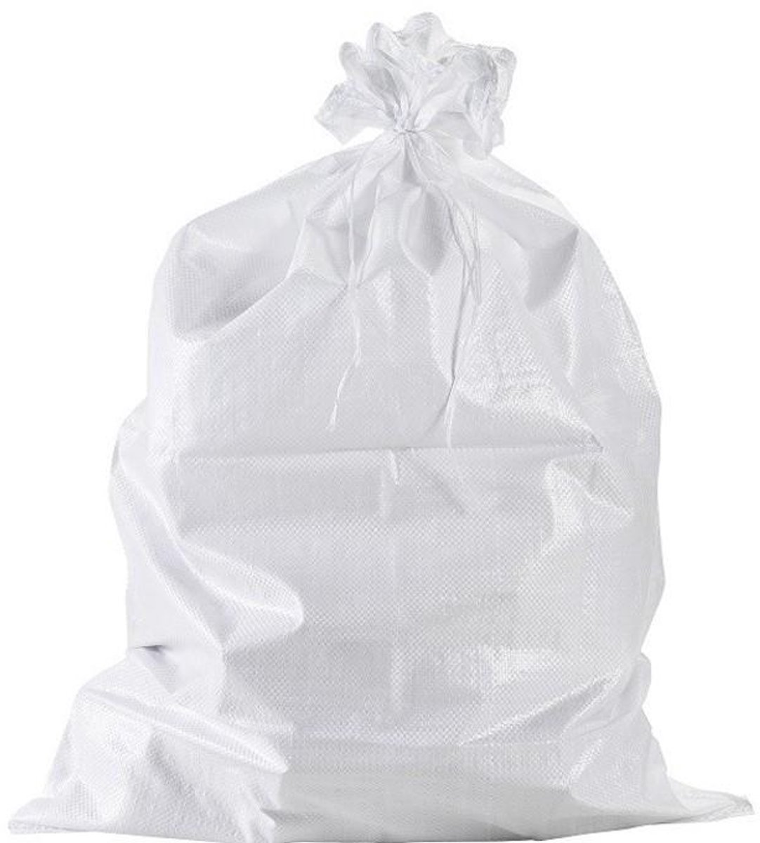 100x | Robuuste Papieren Zak met Platte Bodem - 50L (56+23x65cm)