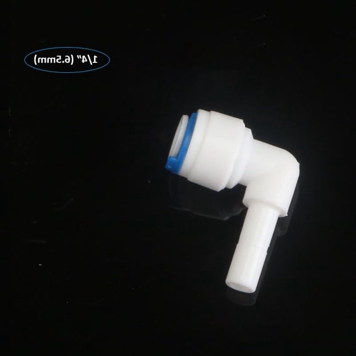 L Connector Push Fit Fittingen voor RO Waterfilters en Koelers, 1/4" en 3/8" Buizen, T/L Type Snelle Aansluiting voor Waterfilterinstallatie