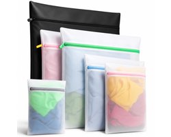 BOTC Waszakken - Wasnetten - Set van 6 - Bescherm je Wasgoed en Wasmachine - Transparant/Wit