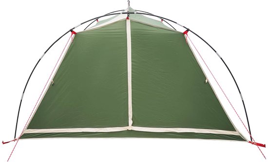 vidaXL - Tunneltent - Groen - 4-persoons - 185T - Polyester - met - PU - Coating van Vidaxl — afbeelding 2