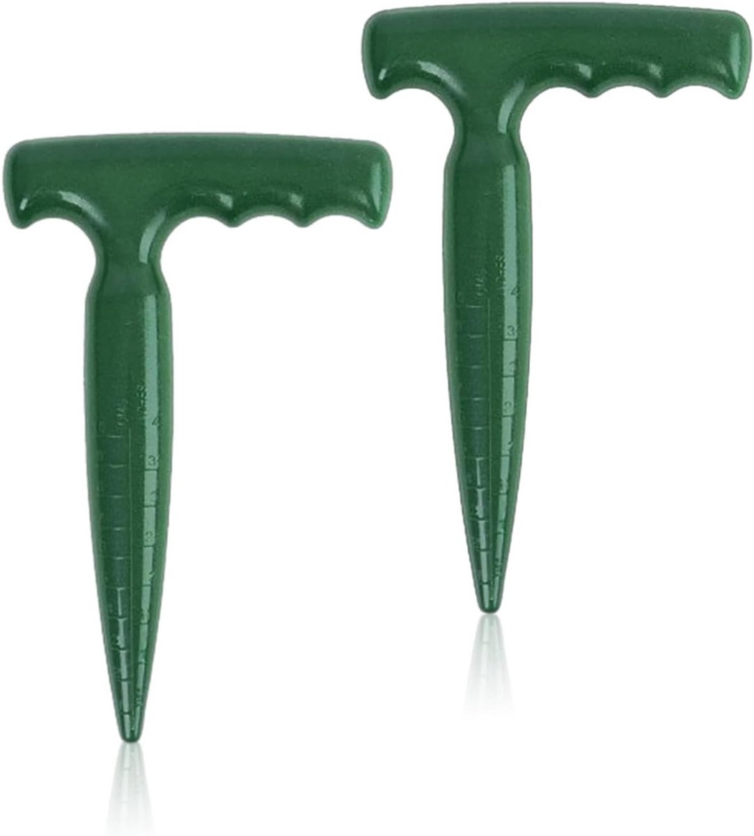 Set van 2 handmatige tuinplantgereedschappen voor het graven van zaailingen en planten, ideaal voor tuinieren en zaadplanting