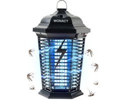 Wonact Muggenlamp – 4000V – Muggenvanger – Elektrische Insectenlamp tegen Muggen, Fruitvliegjes en Motten – Voor Binnen en Buiten – Alternatief voor Muggenspray, Muggenstekker, Muggennet – Met Aan/uitknop en 190cm lang snoer