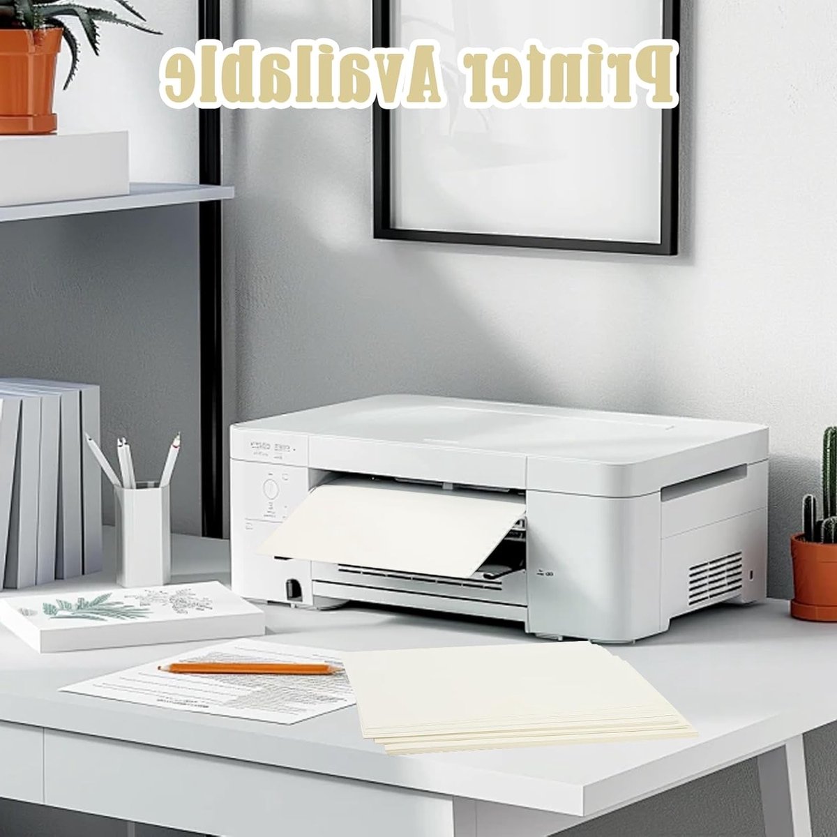 Beige A4 Card Paper 180g/m² voor Creatieve Projecten, Uitnodigingen, Kaarten en Printen - 50 Vellen — afbeelding 4