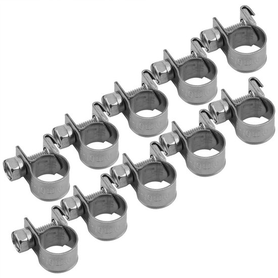 Versterkte Slangklem met Pin 100mm voor Brandstofleidingen - RVS Mini Slangklem Clip voor Hand- en Power Tools, Opties van 6mm tot 20mm — afbeelding 2