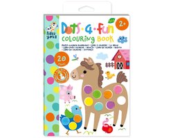 HAKU YOKA Dots 4 Fun - Kleurboek Boerderij - 2 Jaar