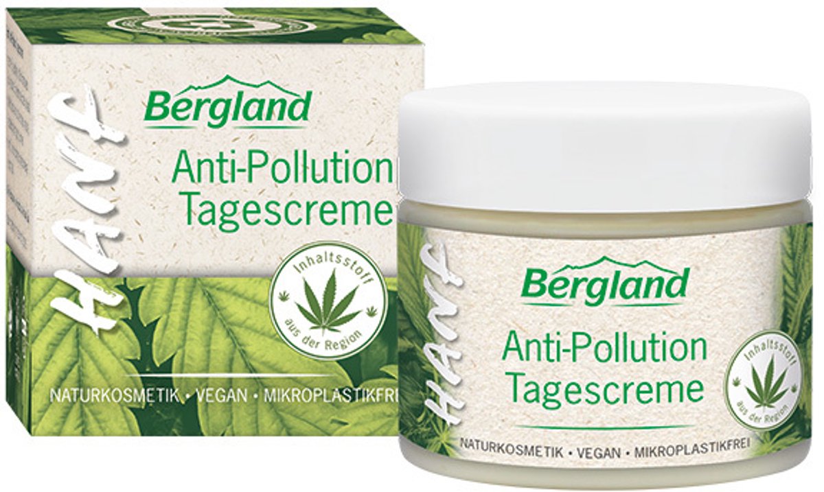 Bergland Hennep Anti Vervuiling Dagcreme 50ML