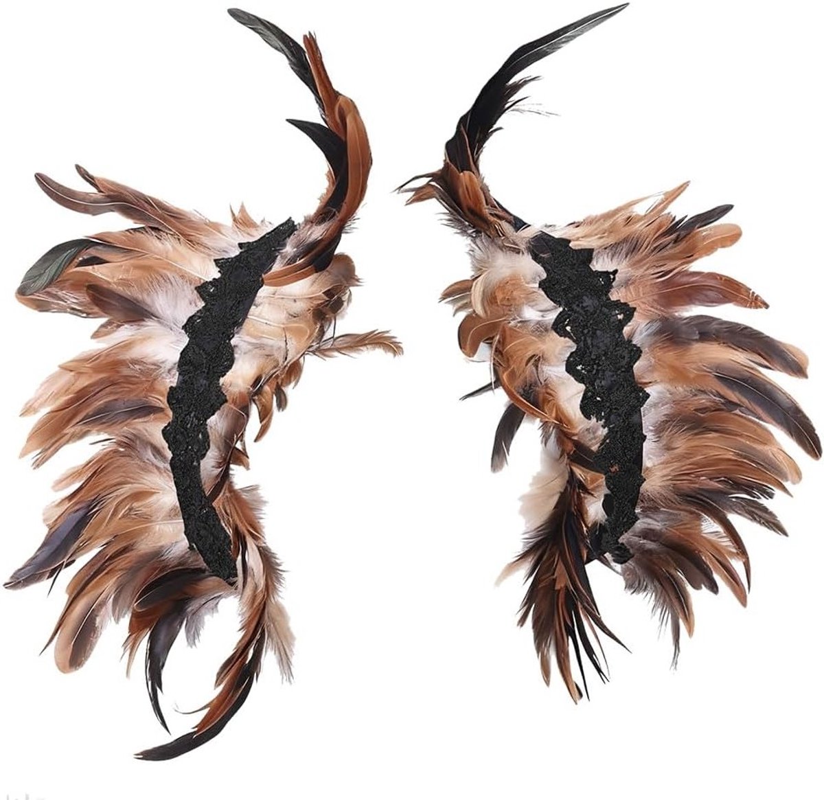 Gothic Veren Schoudercape met Kraag, Ideaal voor Halloween, Carnavalskostuum en Cosplay Feestjes
