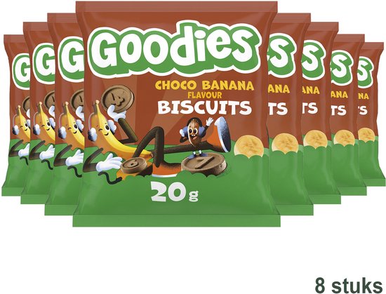 Goodies Chocolade biscuits - Snacks - 8 stuks