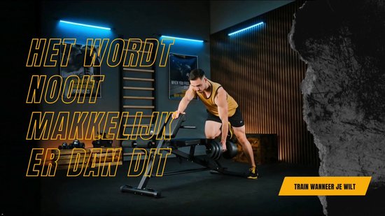 Trex Sport TX-200B – Fitnessbank voor Biceps & Kracht – Verstelbar – Trainingsbank – Verstelbare Rugleuning – Thuisgym – Belastbaar tot 250 kg