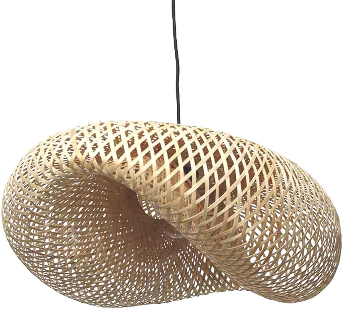 Bamboe hanglamp Sanso XL - Ø80cm- ronde bamboe hanglamp - 4Shine