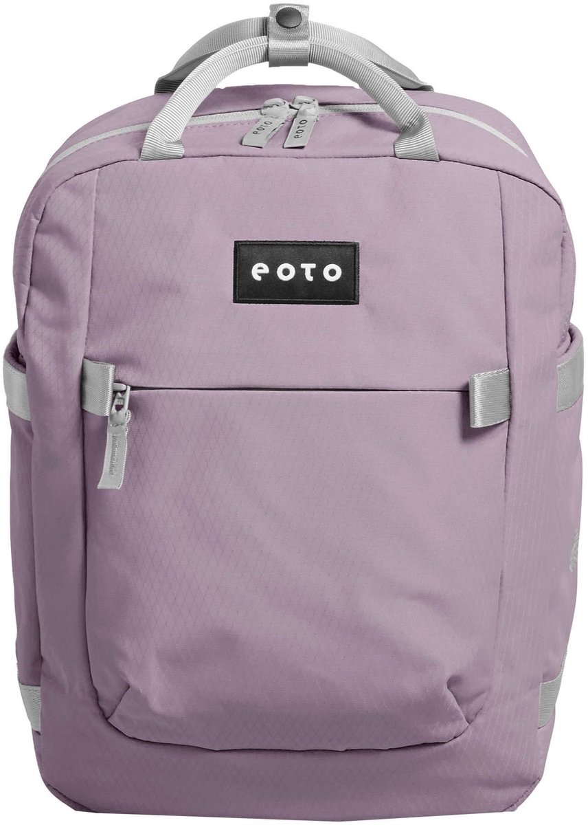 eoto schoolrugzak rugzak met laptopvak Small16 Backpack 16L Lavendellila paars