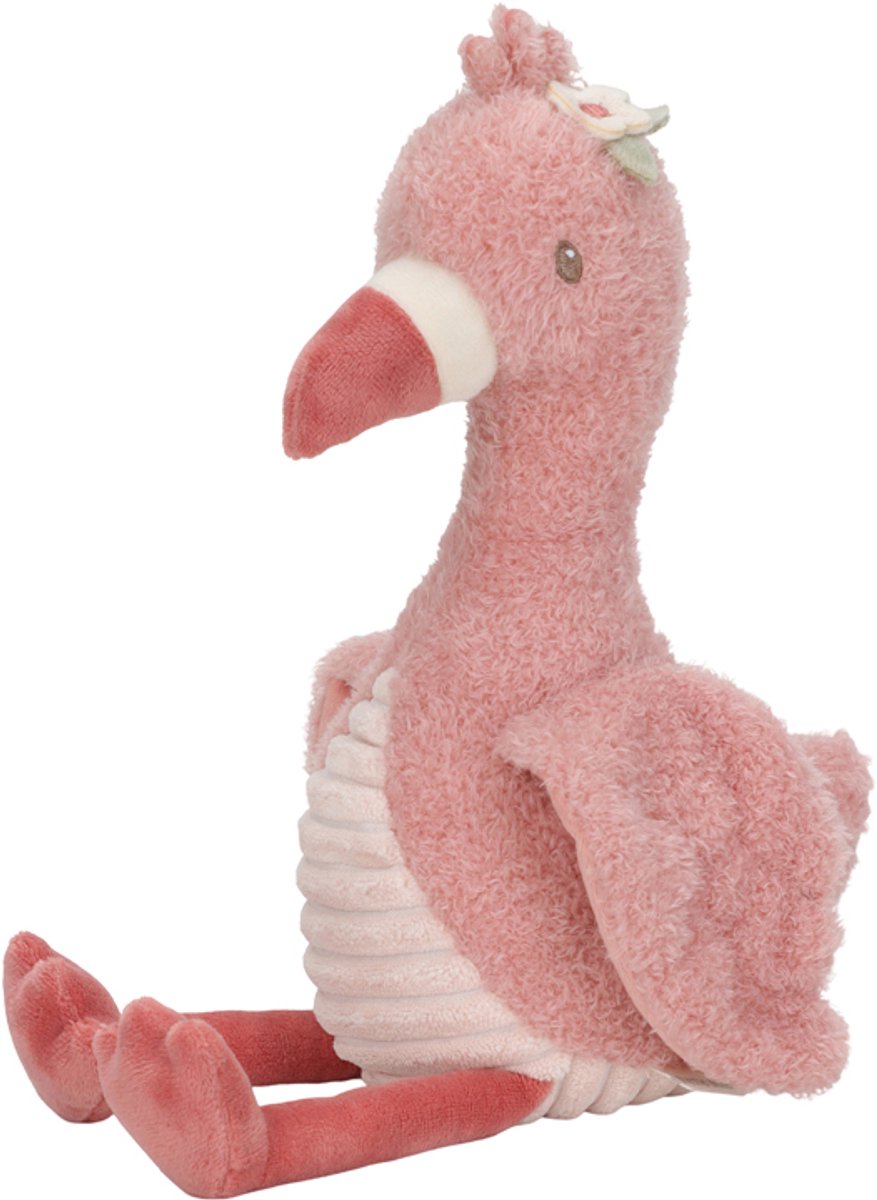 Little Dutch Safari Friends Knuffel Flamingo - 35 cm — afbeelding 3