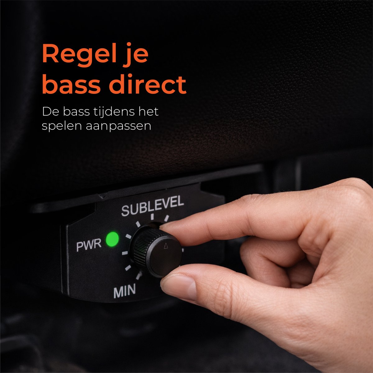 Slimbass Auto Subwoofer Met Ingebouwde Versterker - Afstandsbediening - Speakers - Underseat - Actief - Woofer - Actieve - Zwart - Skoov – foto 5