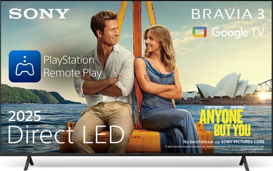 Sony Bravia 3 - 75 inch - 4K LED - 2025 - Smart TV