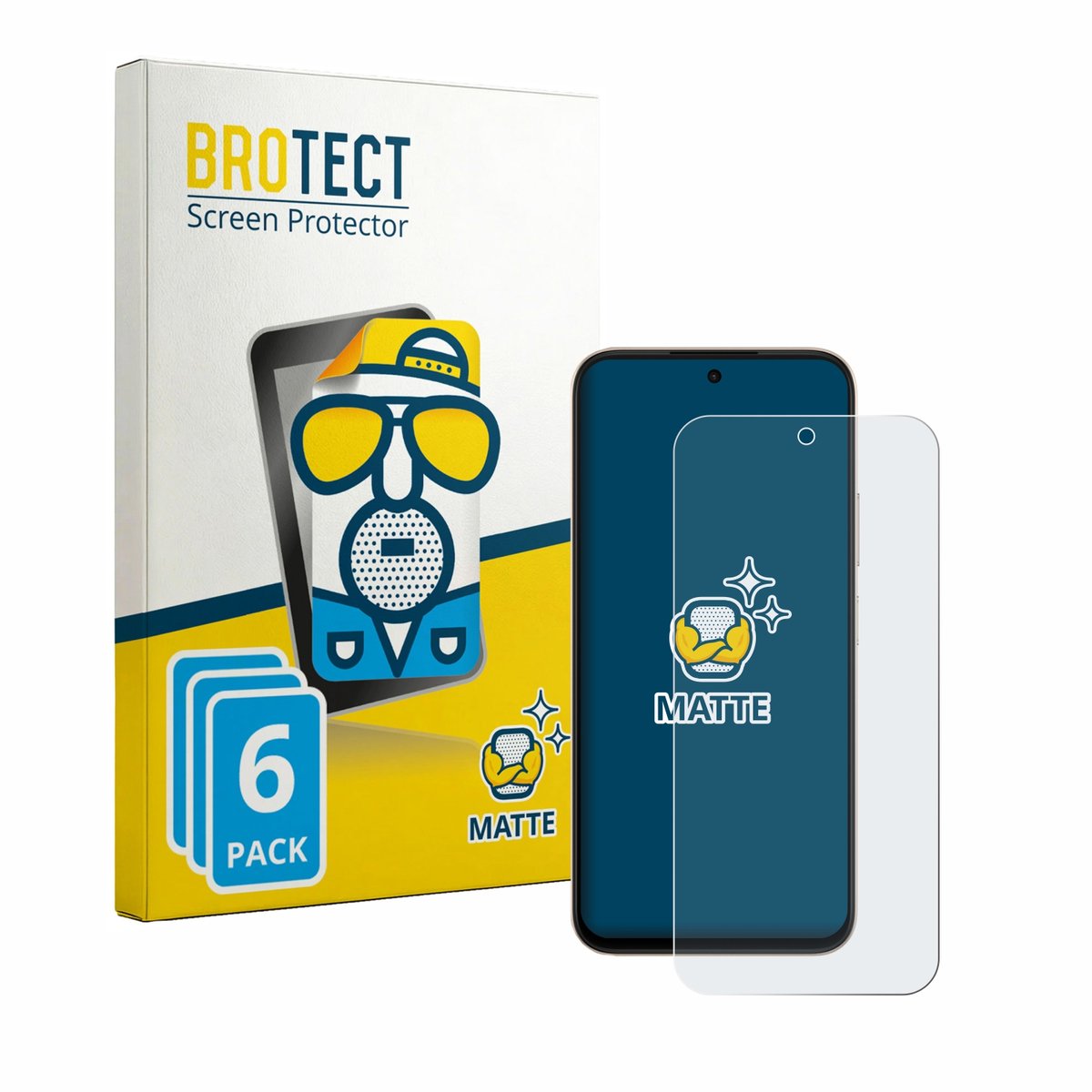 BROTECT - Screenprotector voor Oppo A6 - Folie Beschermfolie matte 6 Stuks