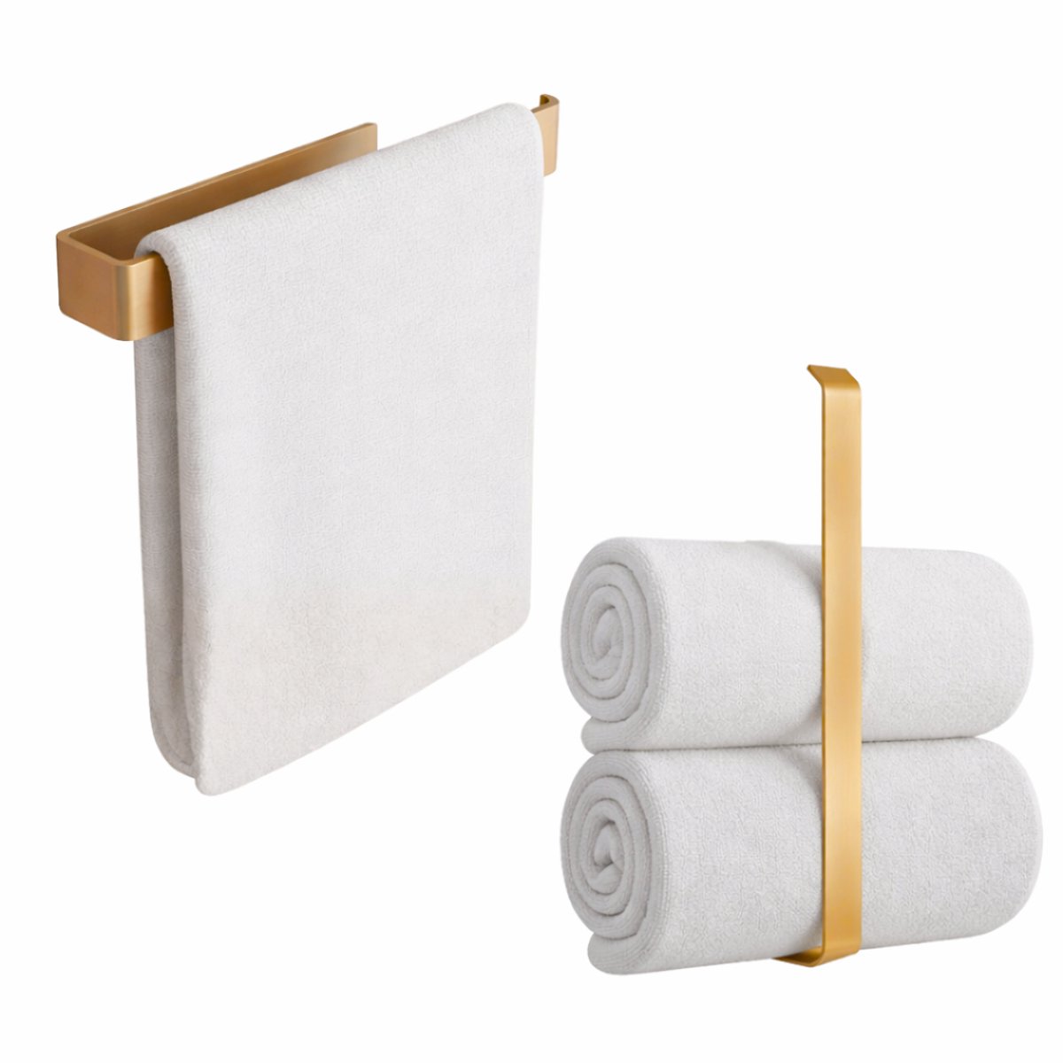 Anwicar Handdoekenrek Zonder Boren - Breedte 30 cm - Towel Holder - Goud 30x20x6 cm