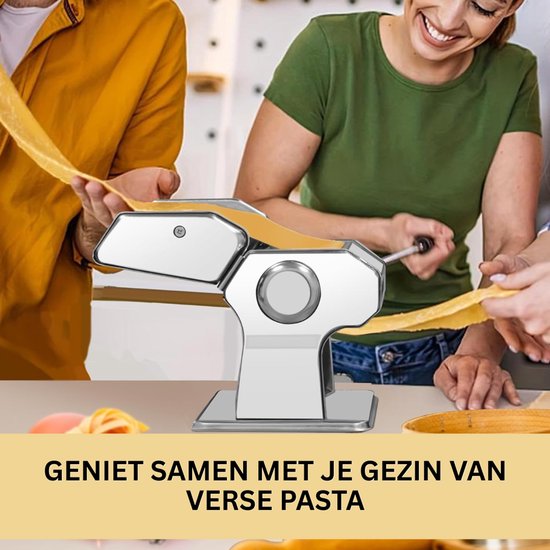 VLSelect®Pasta machine - Pasta tool - Pasta maker - 9 Instelbare Diktes van Merkloos — afbeelding 2