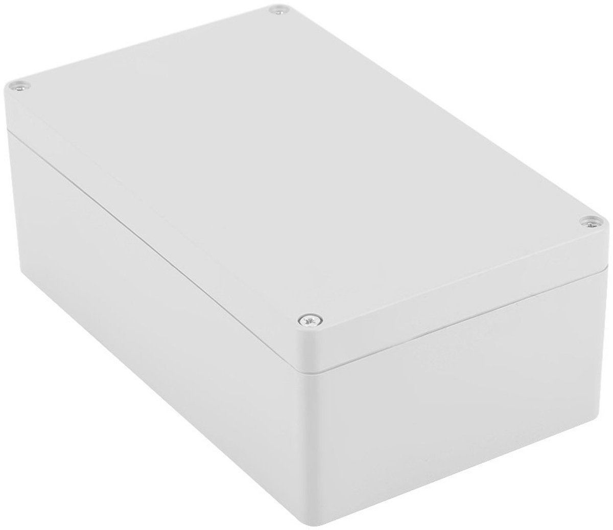 Waterdichte ABS behuizing IP65 voor elektrische projecten, aansluitdoos voor bouwplaatsen en mijnen (200 x 120 x 75 mm)