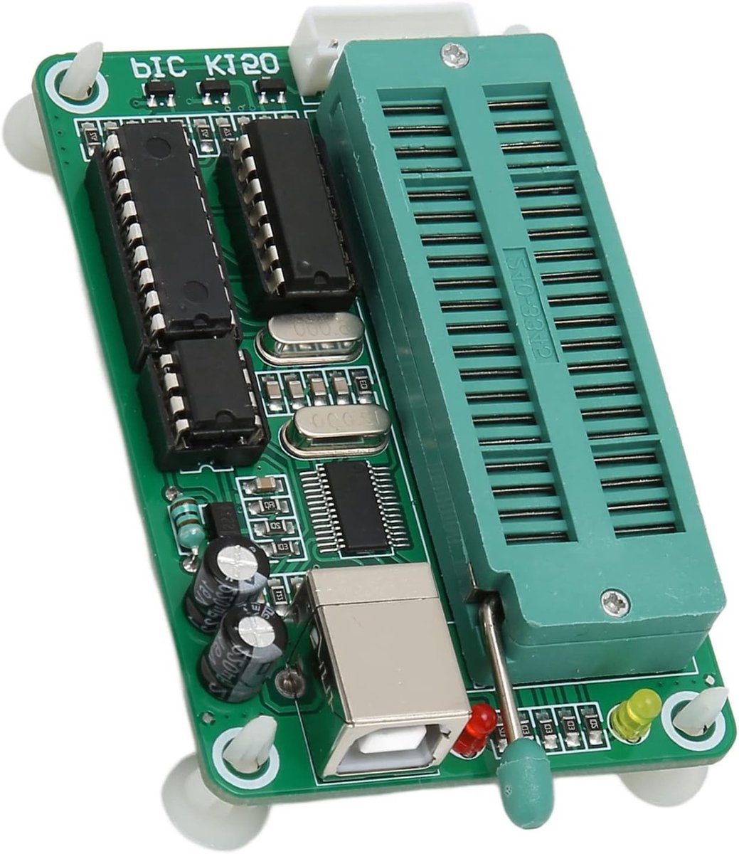 Microcontroller USB Programmeur met 40-pins DIP Socket voor Directe Ontwikkeling van 8 tot 40-pins DIP Chips