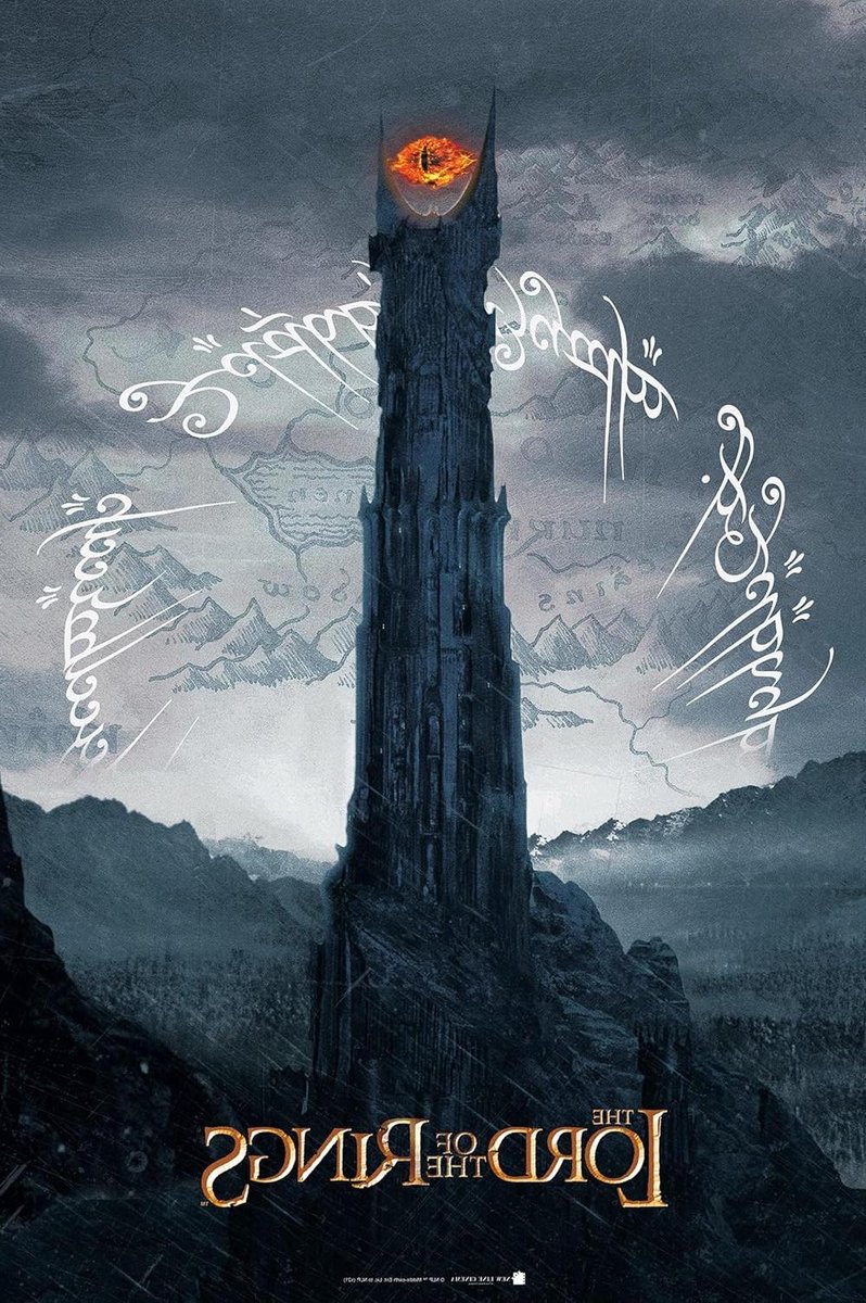 ABYSTYLE - LORD OF THE RINGS - Poster "Tour de Sauron" (91,5 x 61 cm)