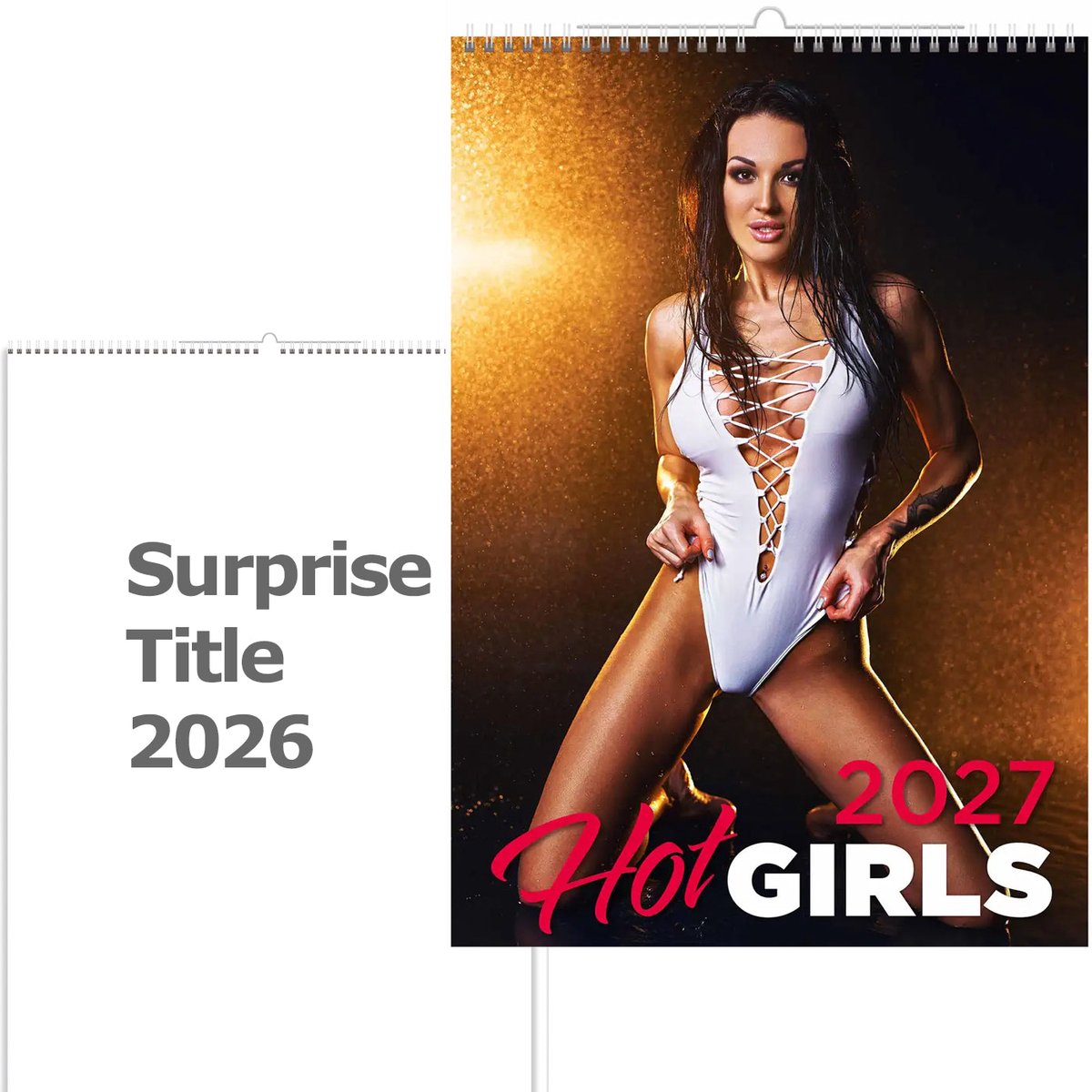 C161-27 Hot Girls Kalender A3+ maat 2027 + gratis kalender 2026