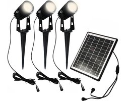 Frostfire Solar Zoom Spotlights (Set van Twee)