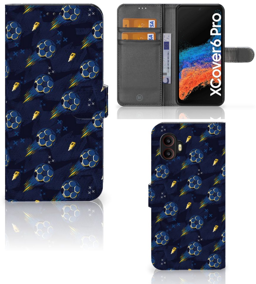 Telefoon Hoesje voor Samsung Galaxy Xcover 6 Pro Voetbal