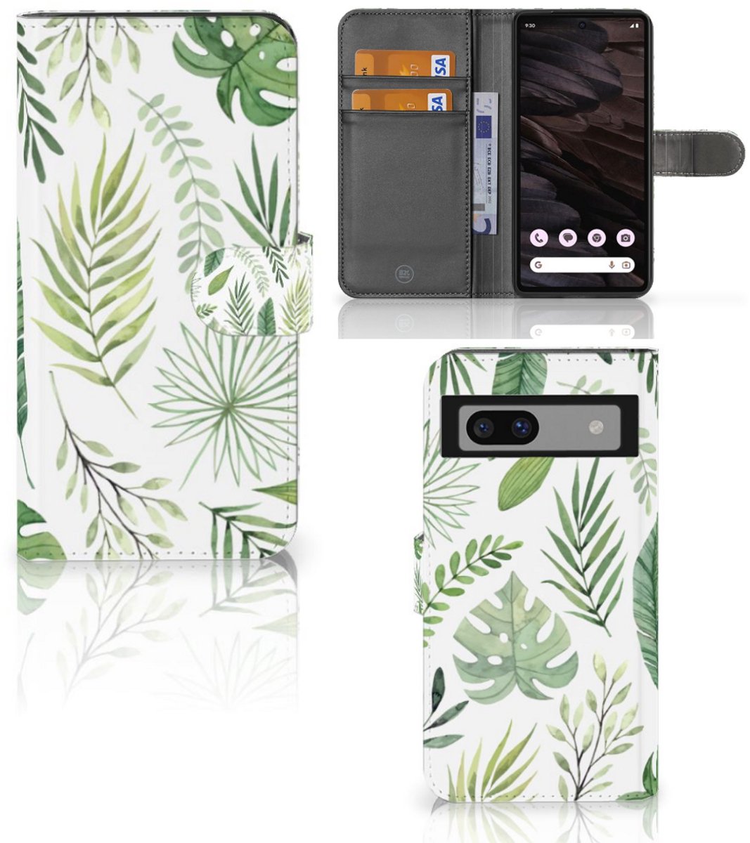 Google Pixel 7A Hoesje Leaves