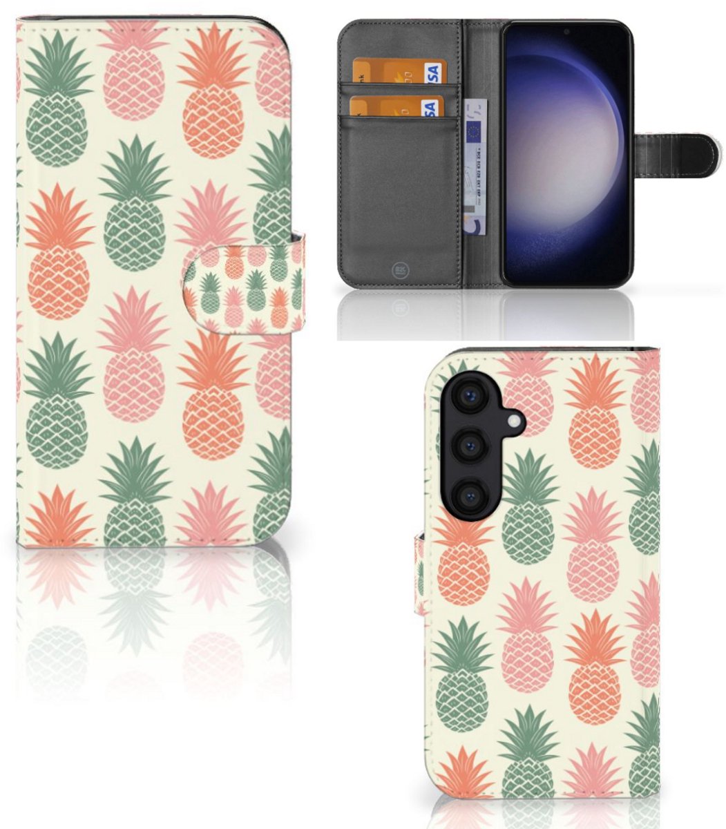Samsung Galaxy S24 Book Cover Ananas