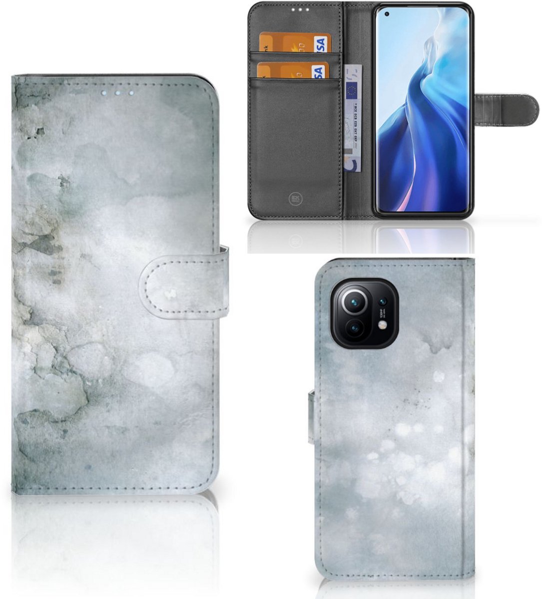 Hoesje Xiaomi Mi 11 Painting Grey