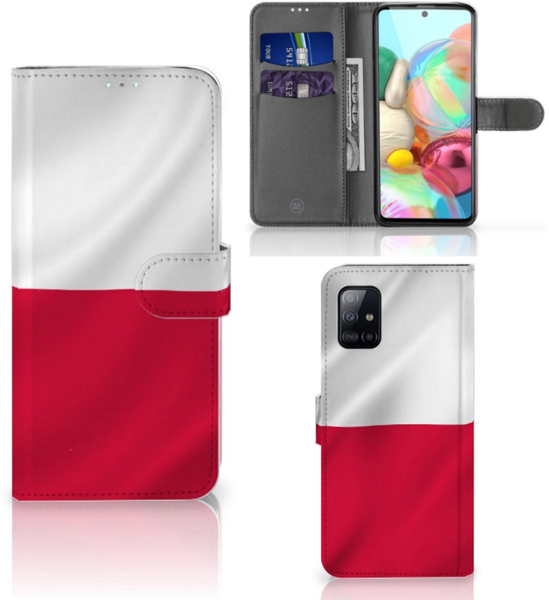 Book Case voor Samsung Galaxy A71 Bookstyle Case Polen