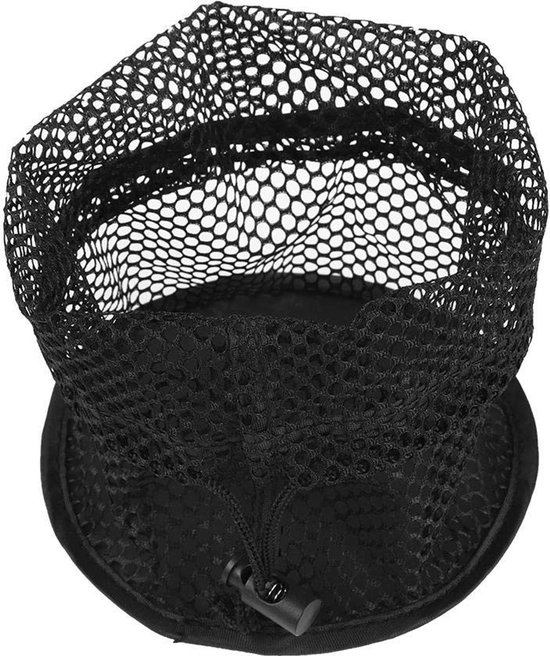 Golf Ball Bag Zwart Mesh Nylon - Opruimtas voor 25/50 Golfballen van GOLF — afbeelding 4
