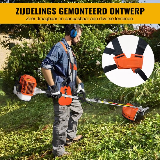CONENTOOL 52CC 6-in-1 Benzine Multitool - Bosmaaier, Kettingschaar, Heggenschaar, Stokzaag, Verlengstuk - 2-takt Tuingereedschap van Merkloos	 — afbeelding 2