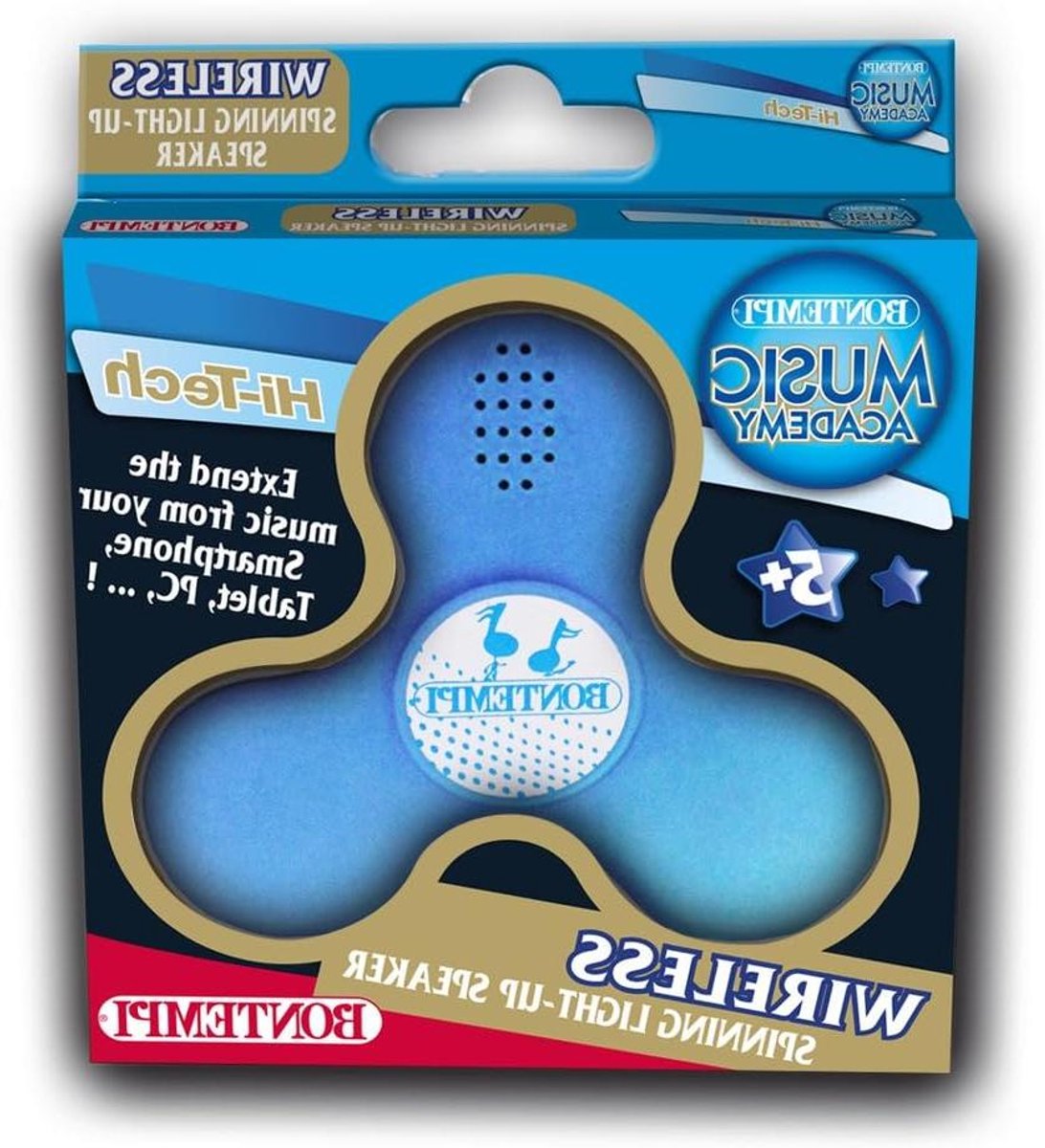 Spinner Draadloze Luidspreker - Speelgoed Spinner - Kindermuziek Luisteren - Met Lichteffecten - Niet gespecificeerd - Veelkleurig