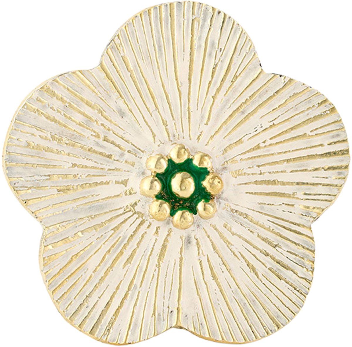 Doing Goods Faye Flower Schaaltje - Medium - Wit