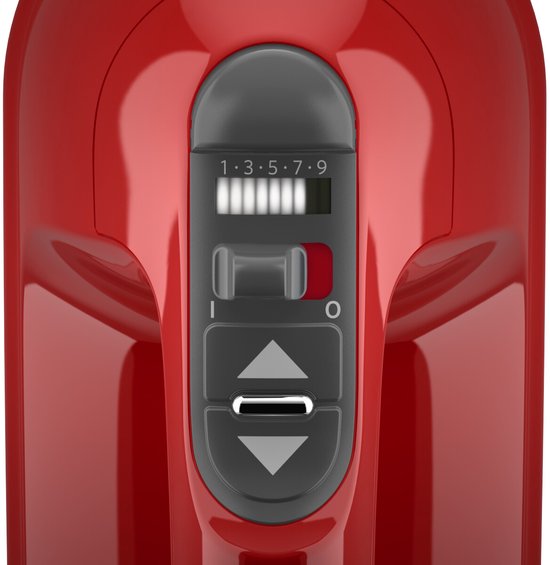 KitchenAid Artisan 5KHM9212EER - Handmixer - 85 W - Keizer Rood - 9 Snelheden van Merkloos — afbeelding 2
