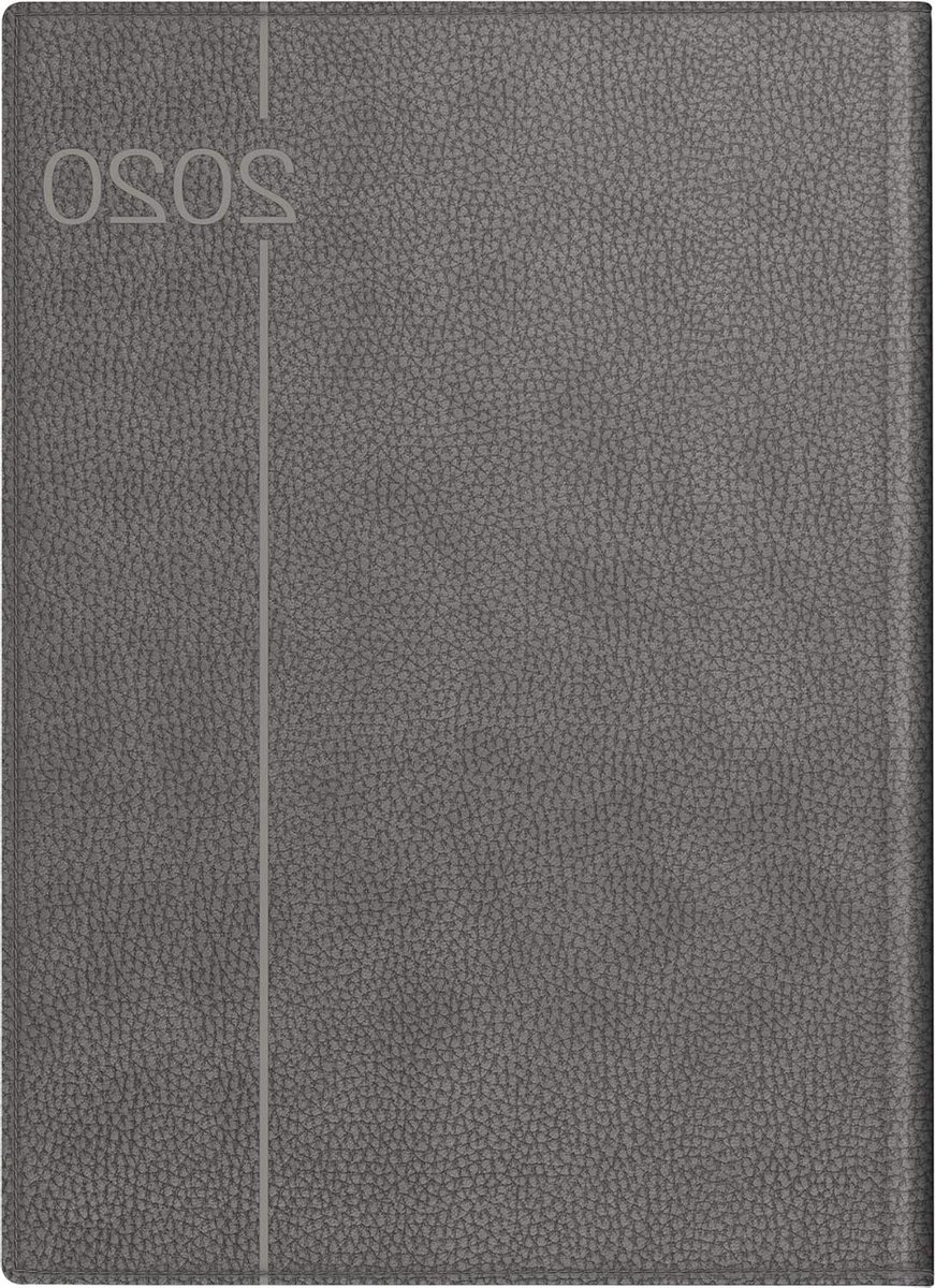 Boekkalender Dagindeling - Agenda Planner - Dagelijkse Planning - Half-wekelijkse Indeling 7-21 - 21 x 29.1 cm - Grijs
