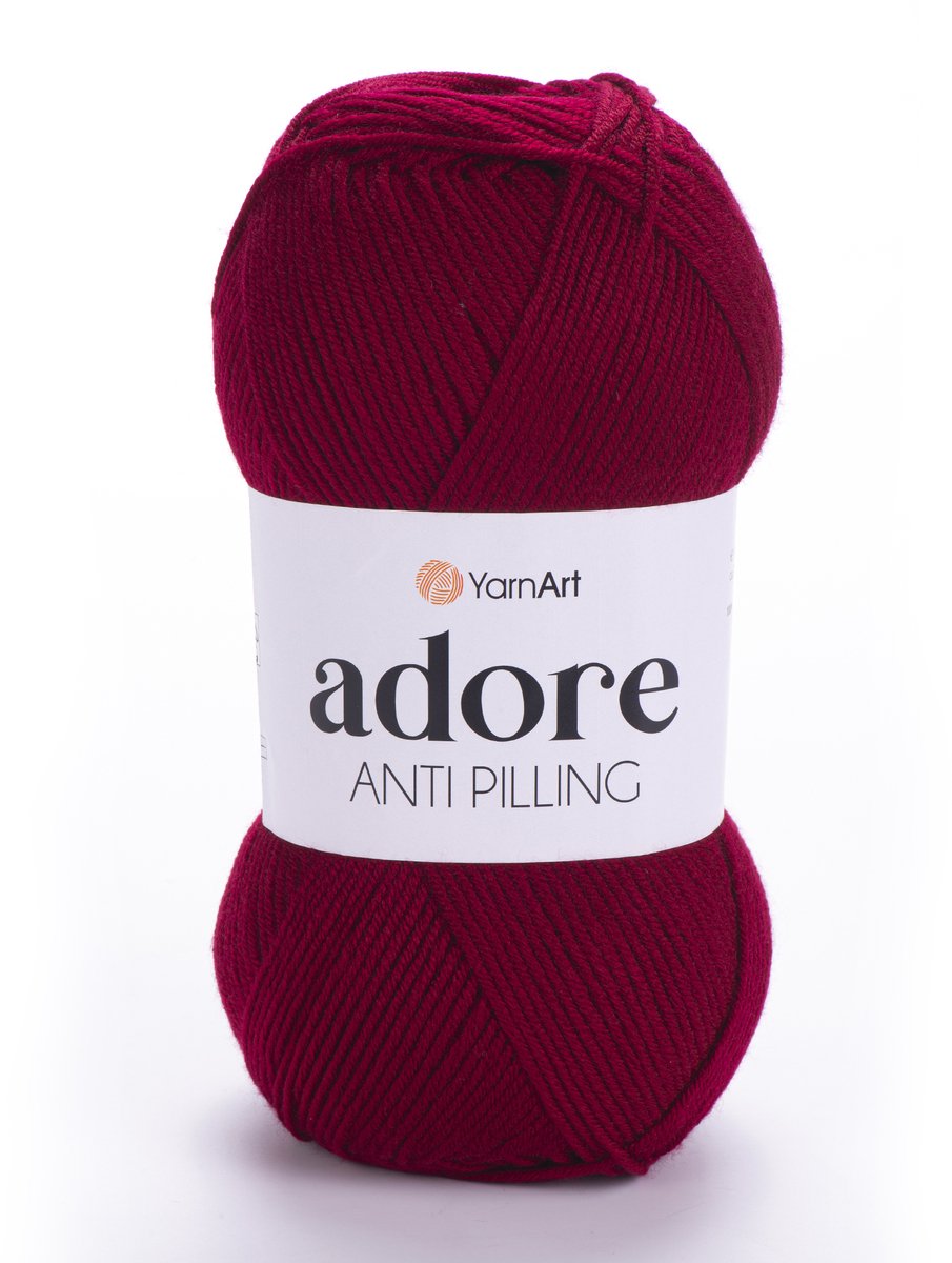 YarnArt Adore – Anti-Pilling Acryl Garen – Zacht & Kleurvast – Ideaal voor Kleding en Babyprojecten - Kleur 353