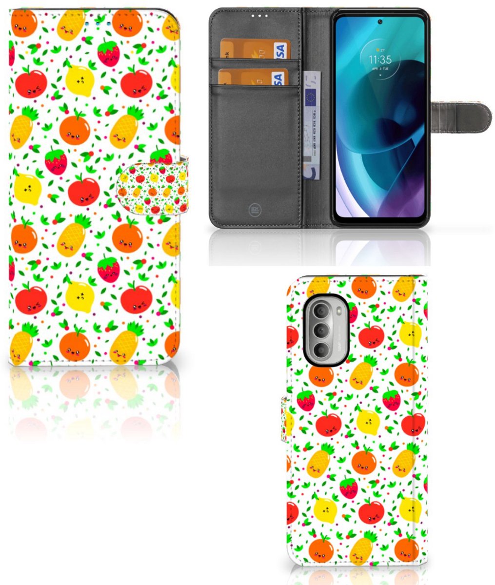 Motorola Moto G51 5G Book Cover Fruits