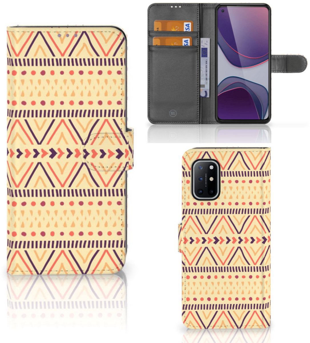 OnePlus 8T Telefoon Hoesje Aztec Yellow