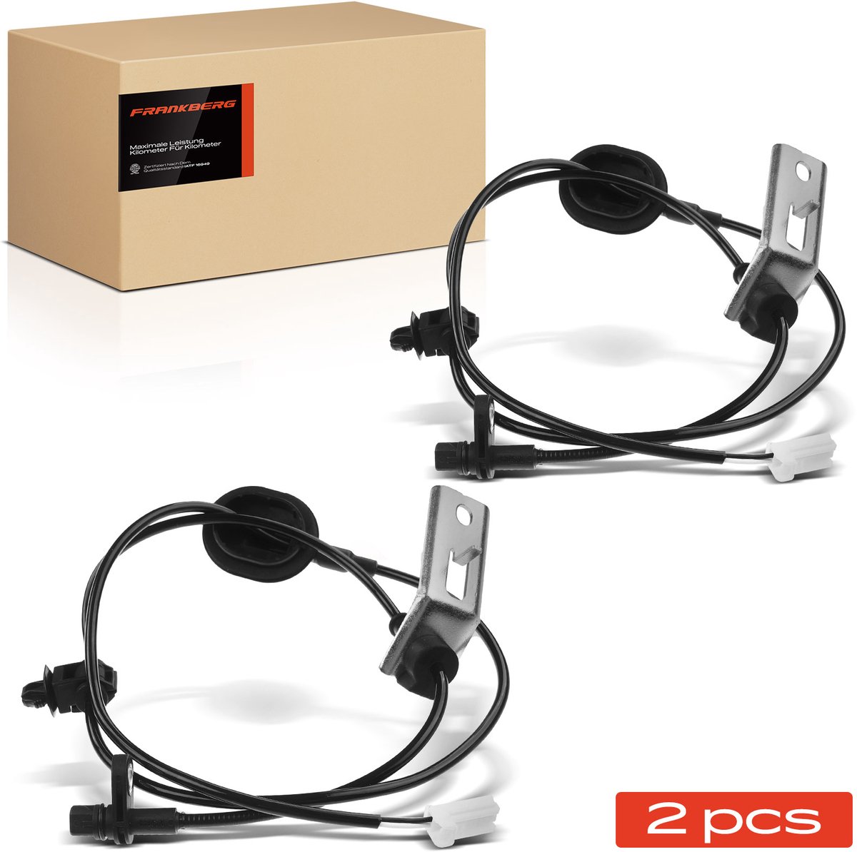 Frankberg 2x ABS Sensor Achteras voor Mazda 3 BM BN