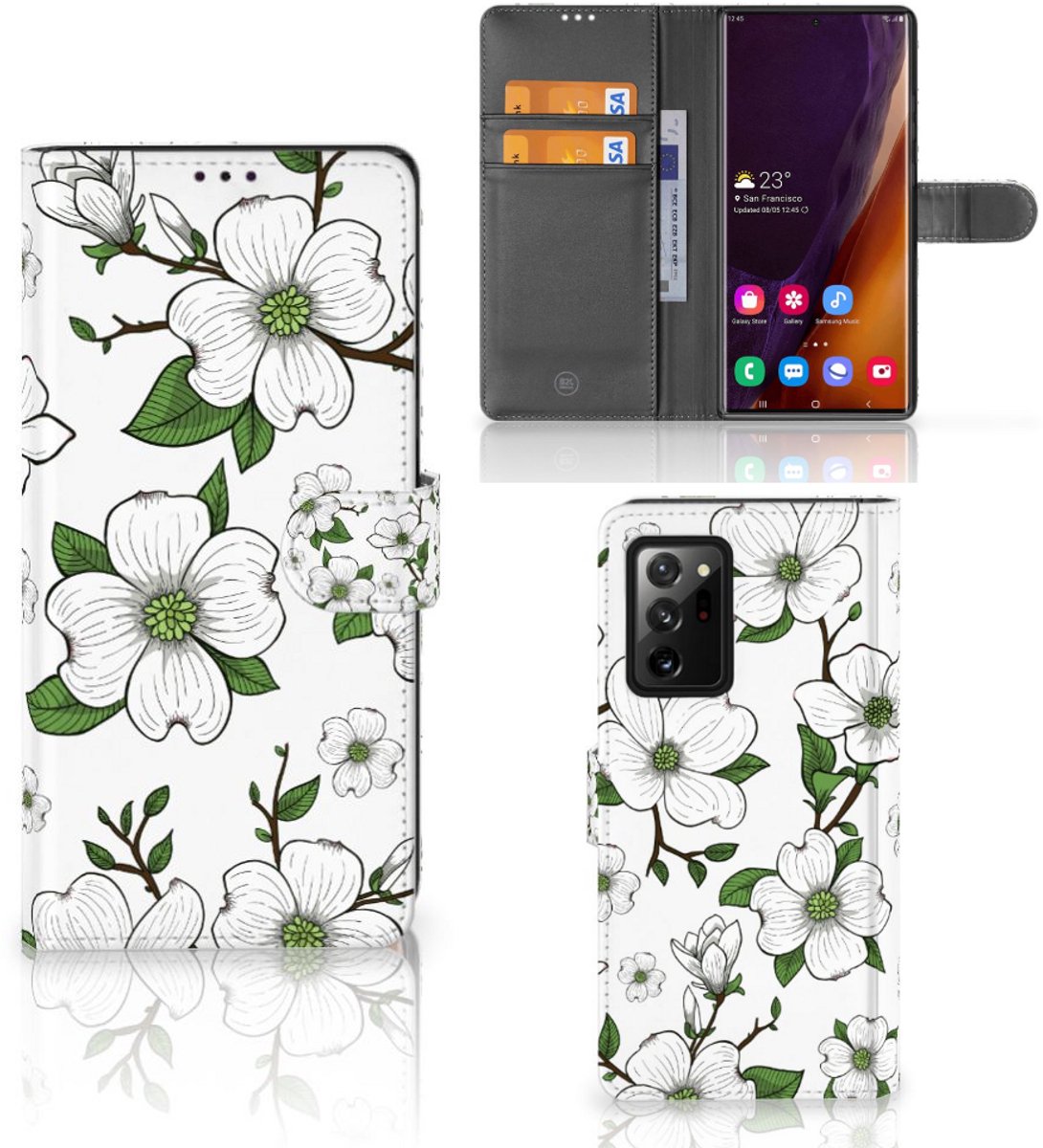 Samsung Galaxy Note20 Ultra Hoesje Dogwood Flowers