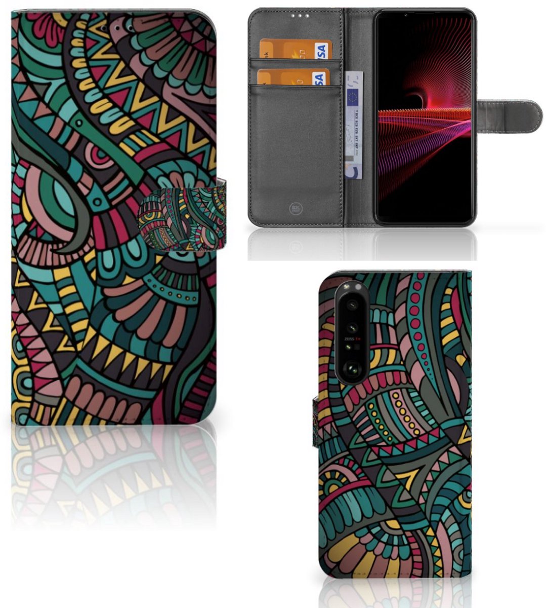 Sony Xperia 1 III Telefoon Hoesje Aztec