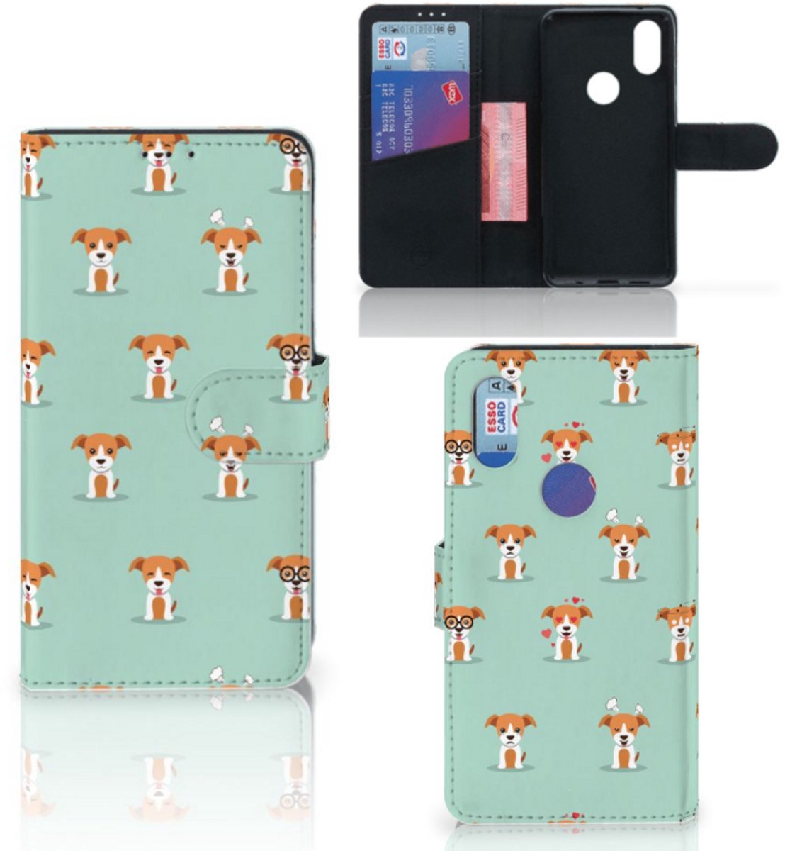 Xiaomi Mi Mix 2s Telefoonhoesje met Pasjes Pups