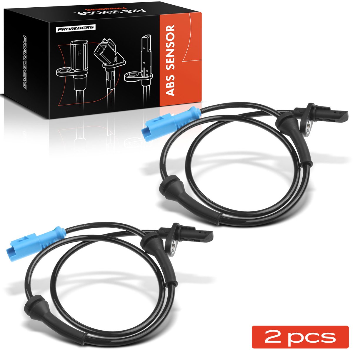 Frankberg 2x ABS Sensor Achteras voor Citroën