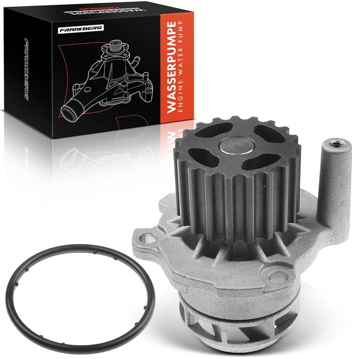 Frankberg 1x Waterpomp koelwaterpomp voor VW Polo 9N Audi