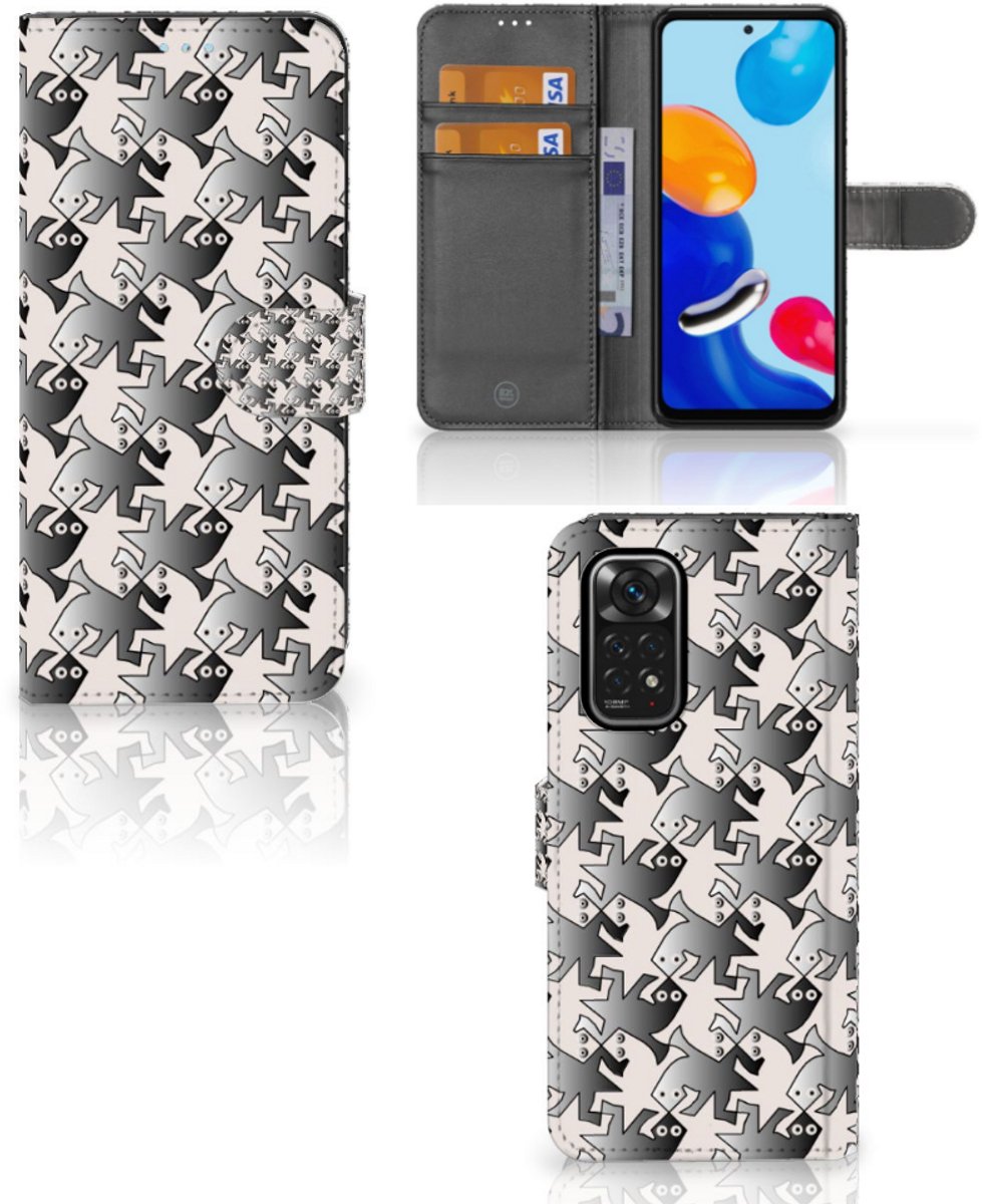 Xiaomi Redmi Note 11/11S Telefoonhoesje met Pasjes Salamander Grey