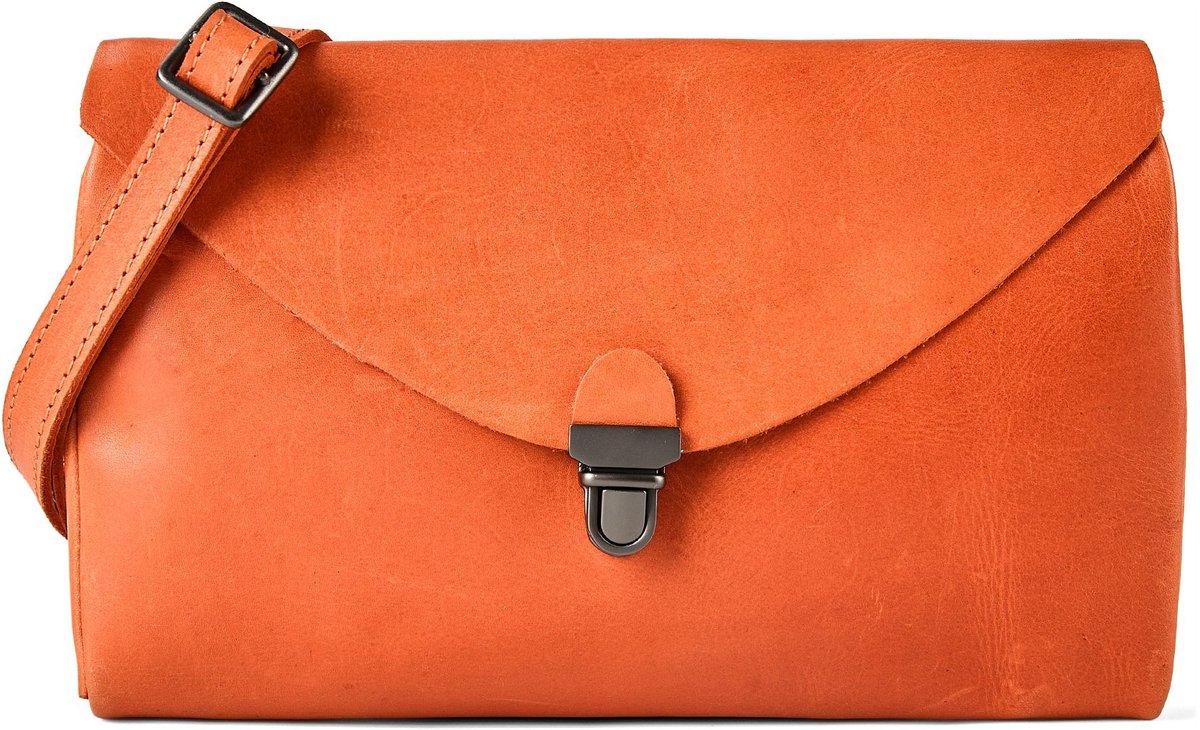 Harold's Fold Schoudertas Leer 20 cm - Dames - indian red