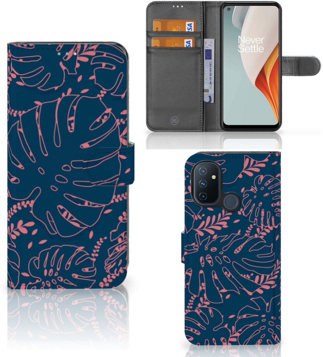 OnePlus Nord N100 Hoesje Palm Leaves