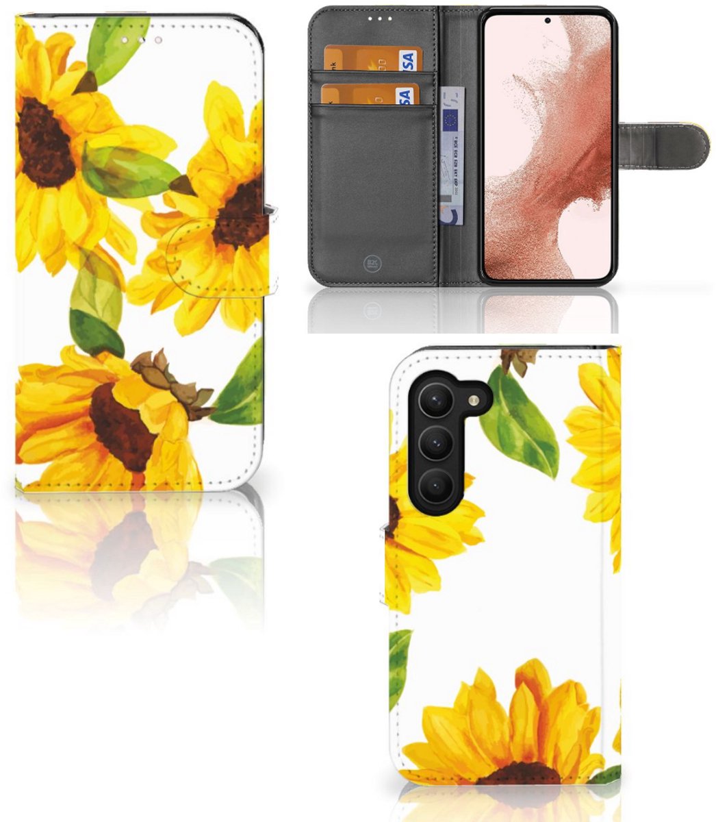 Hoesje voor Samsung Galaxy S23 Zonnebloemen